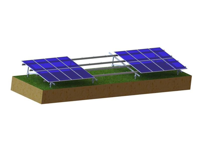Ground Solar Mount with Double-column structure